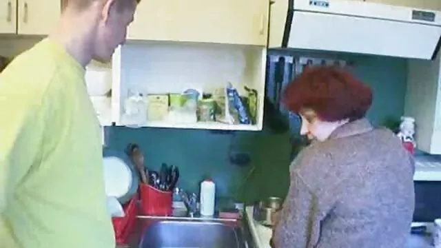 Hot home girl playing xnxx a la cuisine with her tight wet pussy